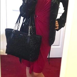 Michael Kors faux wrap dress pink